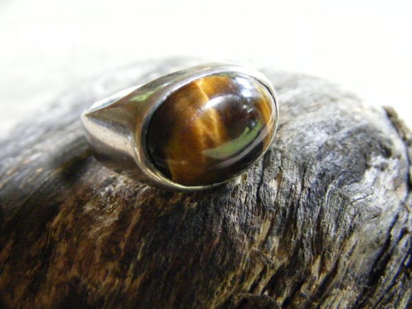 Tiger Eye Ring – Vintage Mexican