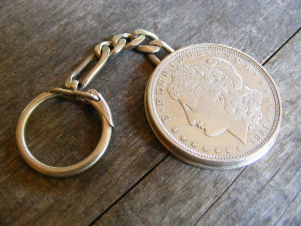 Silver Dollar Key Ring