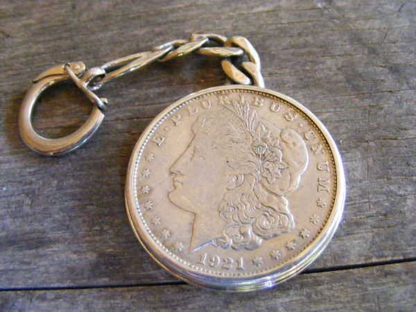Silver Dollar Key Ring – Small Ring