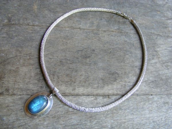 Viking Knit Necklace – 14 1/2″