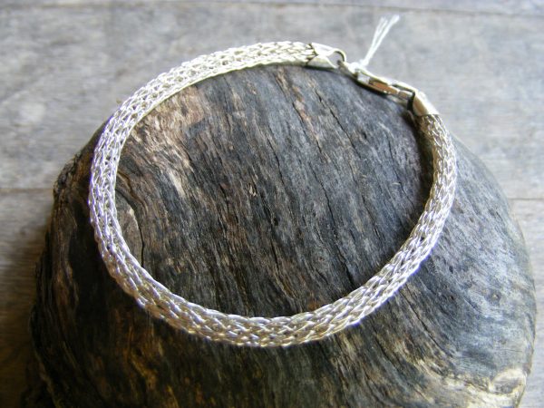 Viking Knit Bracelet with Crab Claw