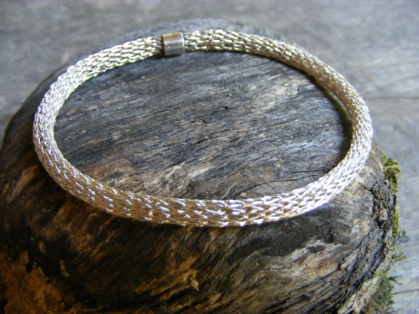 Viking Knit Bangle Bracelet