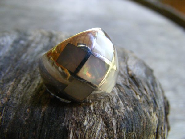 Abalone Dome Ring