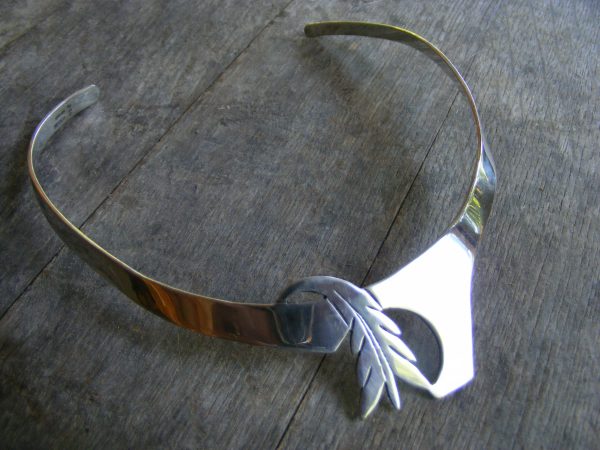 Leaf Choker Bib Necklace – Vintage Mexican